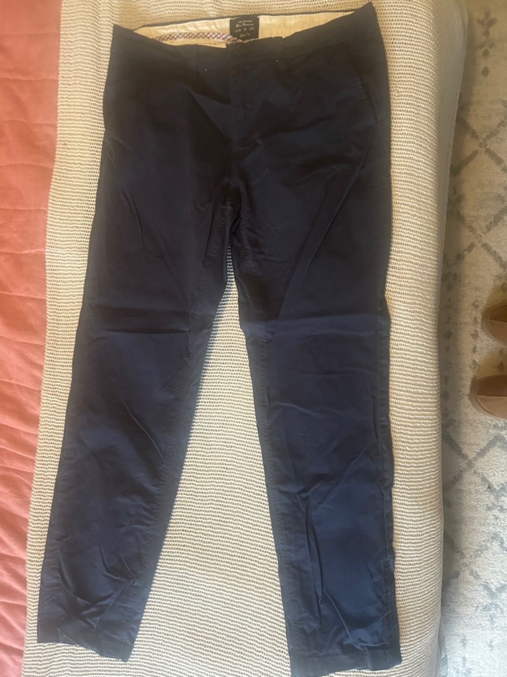 Ben Sherman Navy Chino aStretch Slim Pants